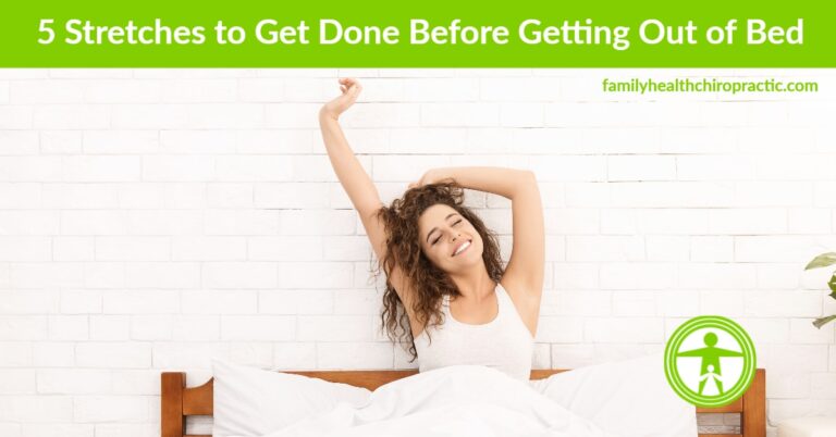 5 stretches to get done before getting out of bed