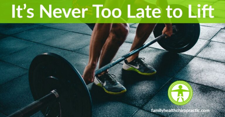 Never too late to lift