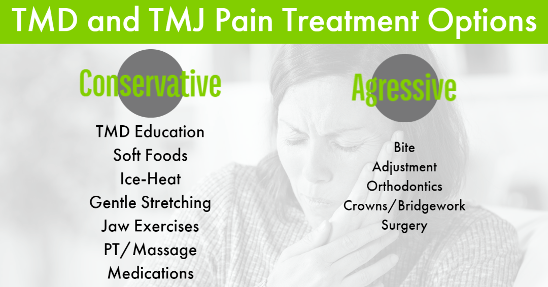 TMD and TMJ treatment options