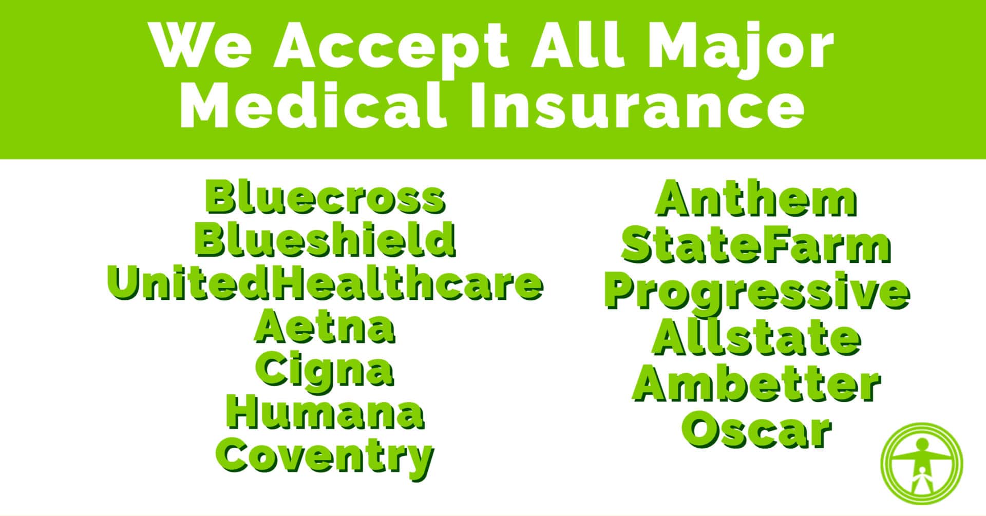 All major medical plans accepted