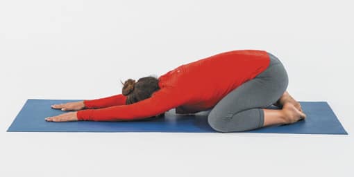 Austin chiropractor childs pose