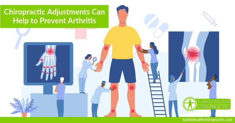 Chiropractic adjustments can help to prevent arthritis