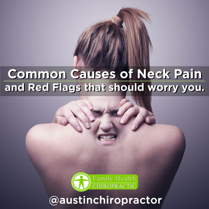 Common causes of neck pain