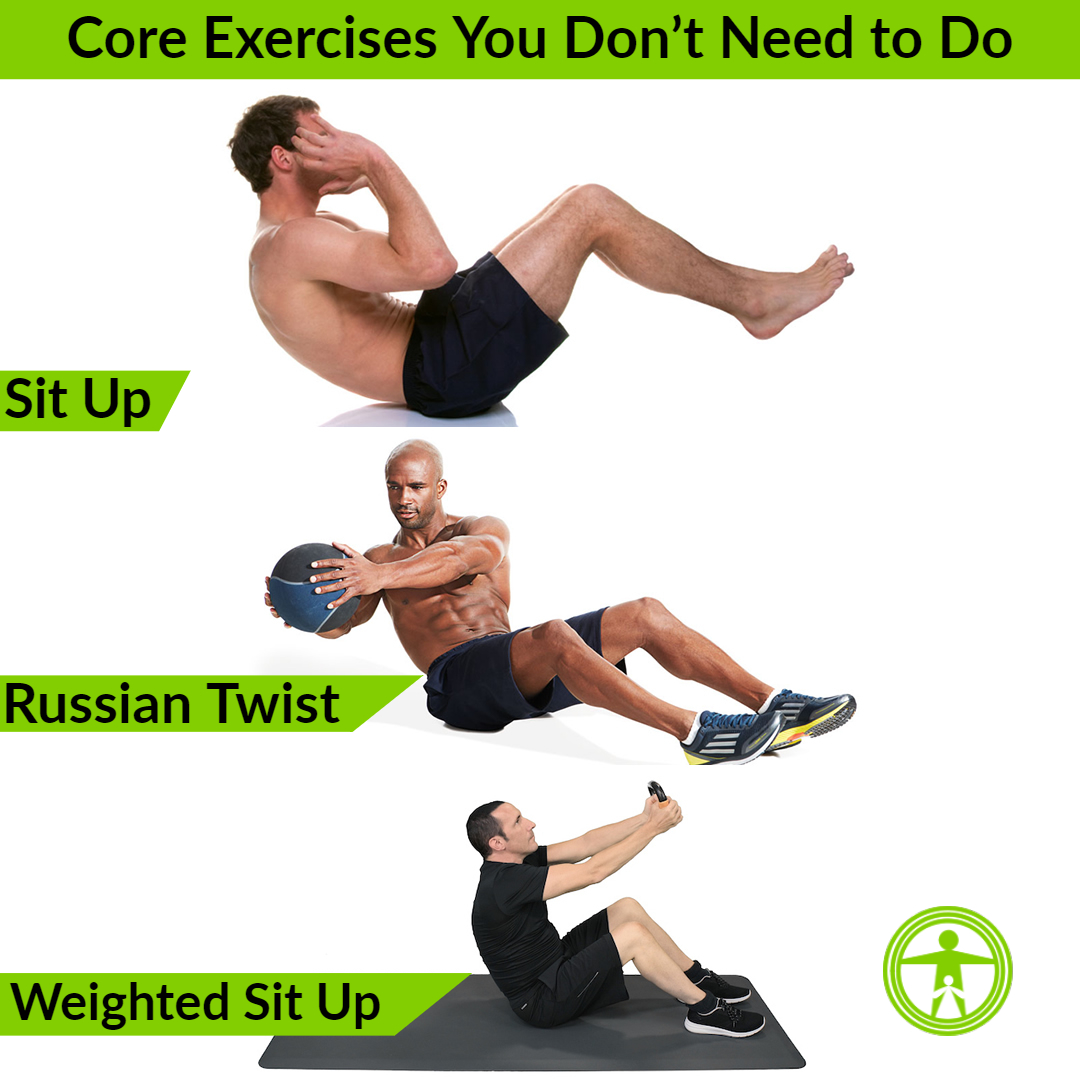 Core exercises to stop doing