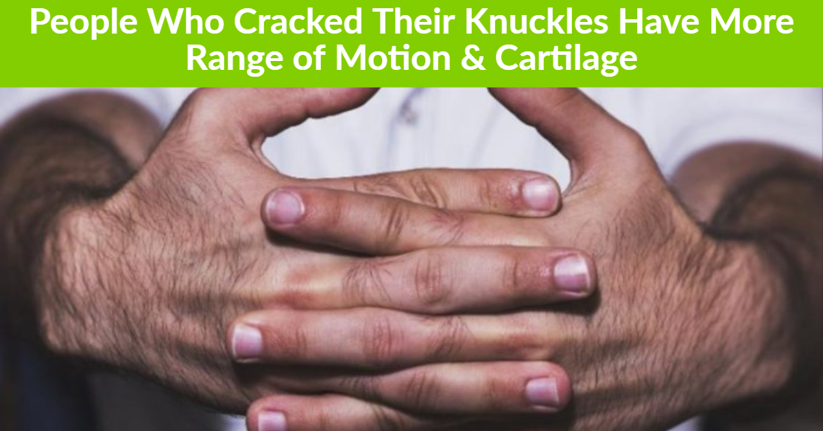 Cracking your knuckles bad for you