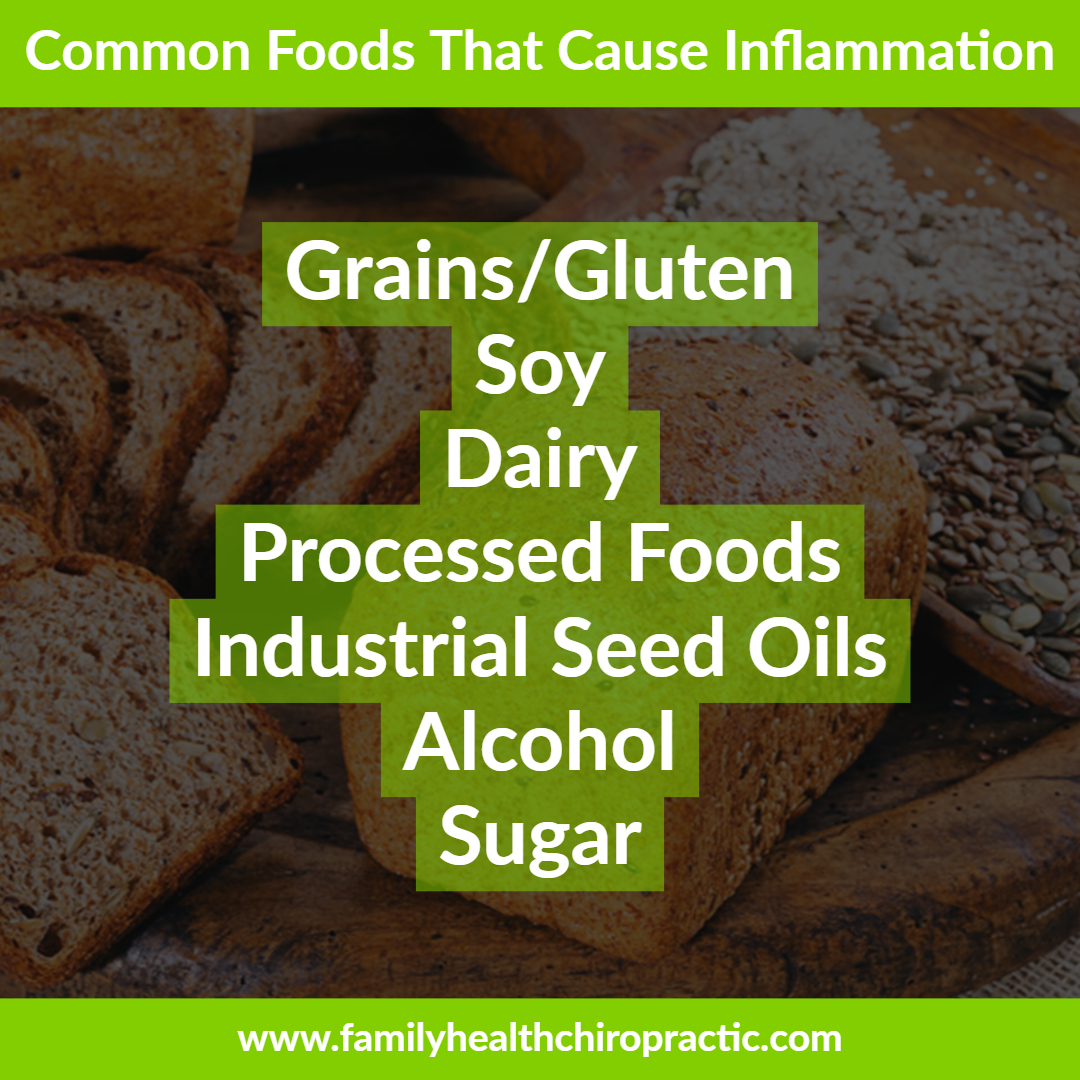 Foods that cause inflammation