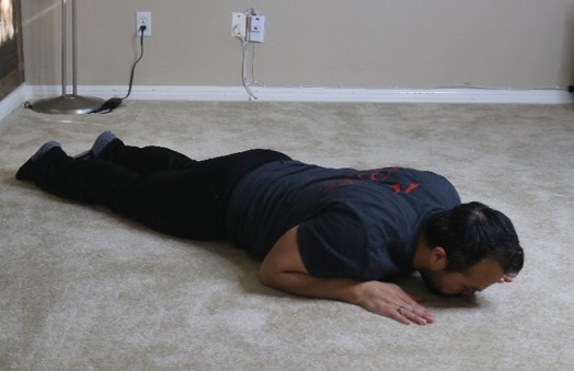 Prone lying position