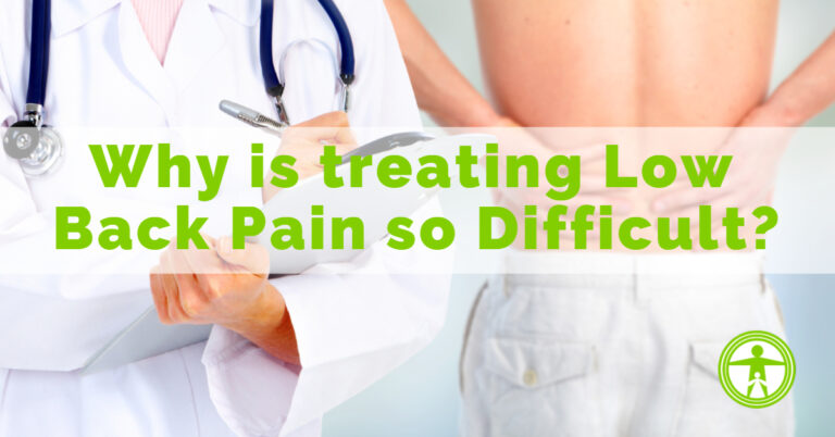 Why treating back pain is so difficult
