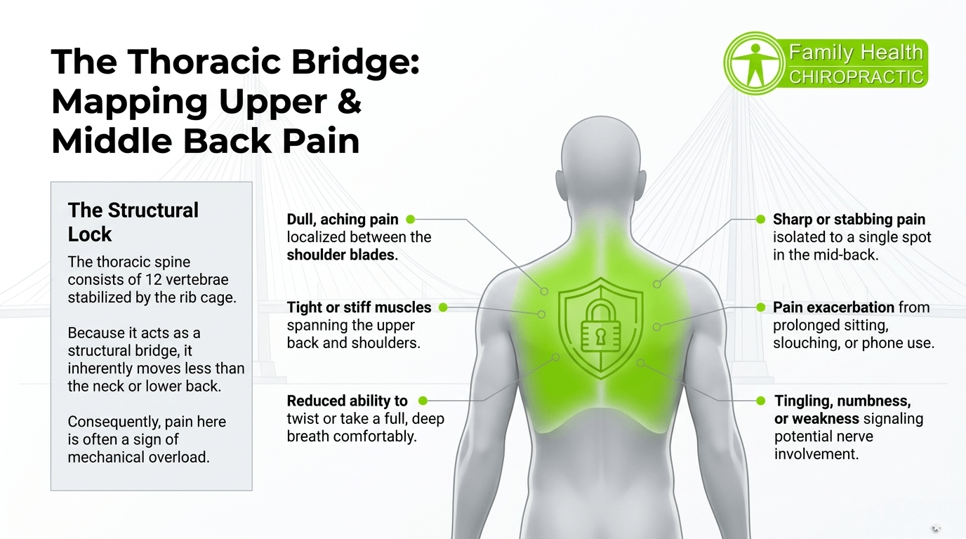 The Thoracic Bridge: Mapping Upper and Middle Back Pain