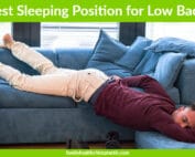 best sleeping position for low back pain