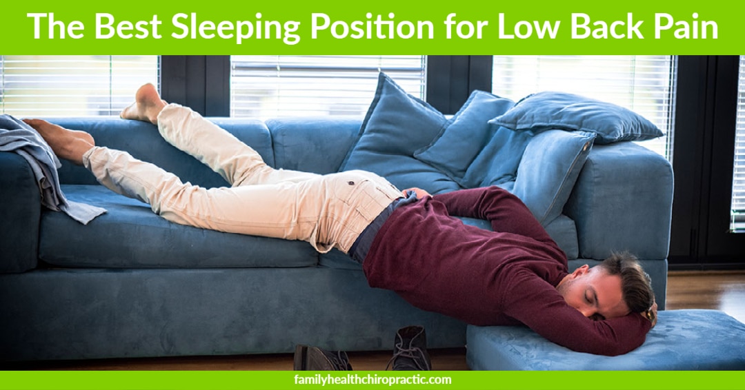 best sleeping position for low back pain