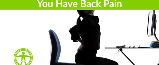 don't sit with back pain