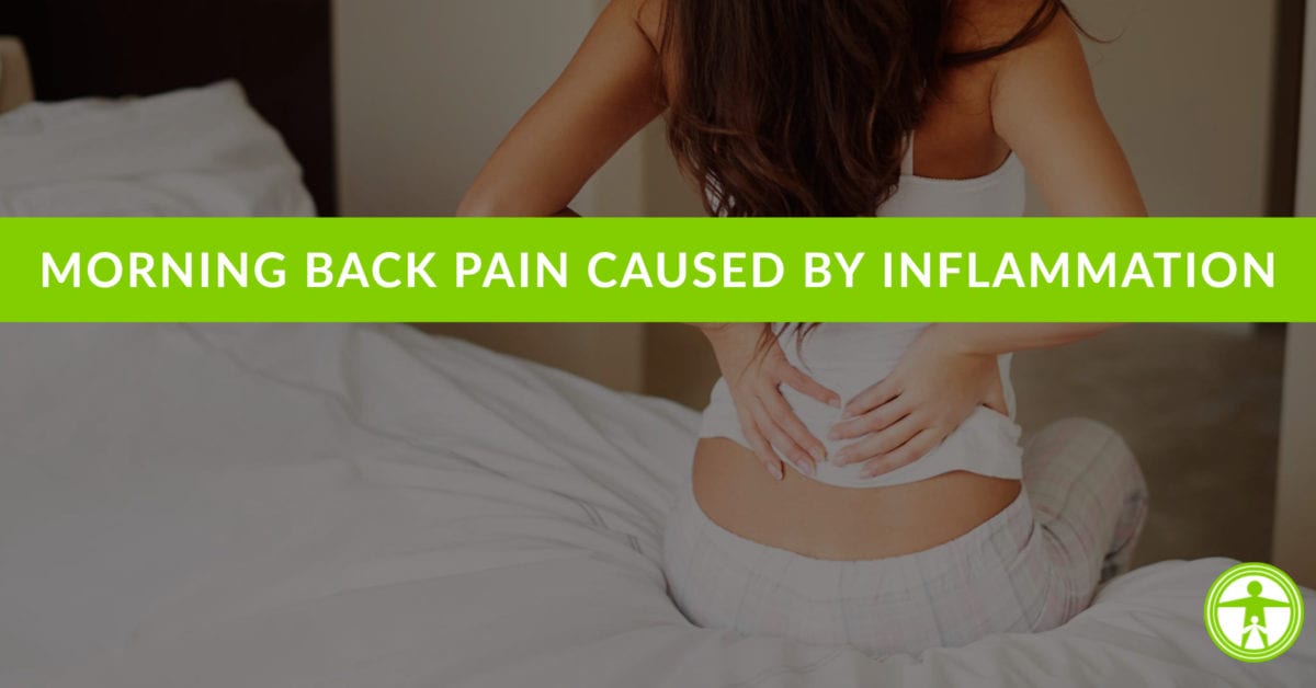What are the symptoms and causes of morning back pain?