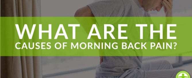 causes of morning back pain
