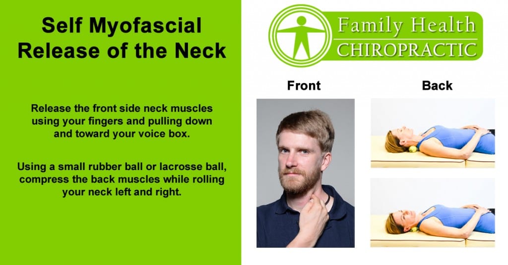 self myofascial release of neck Family Health Chiropractic